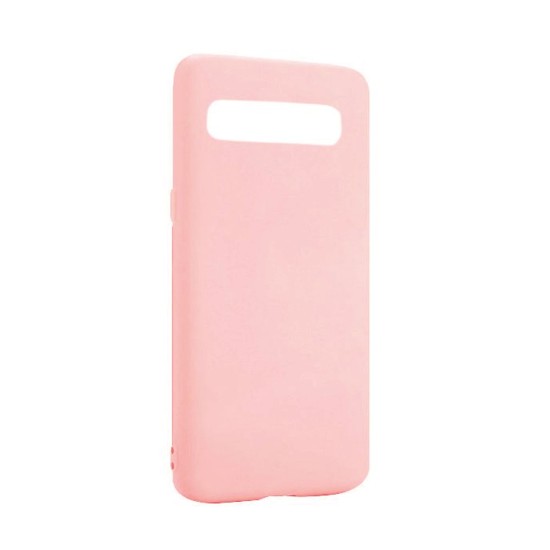 Capa de Silicone para Samsung Galaxy S10 Rosa